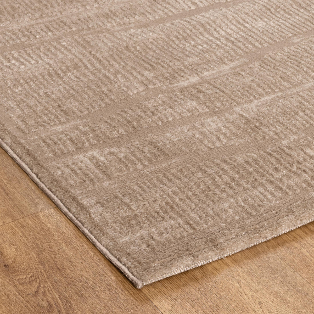 Cascadia Abstract Beige Lines Rug