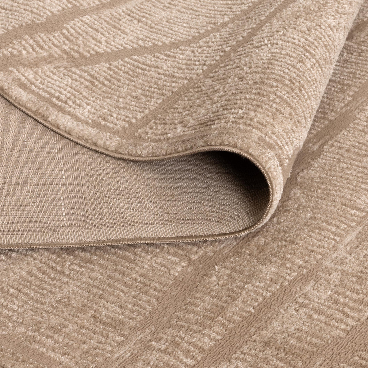 Cascadia Abstract Beige Lines Rug