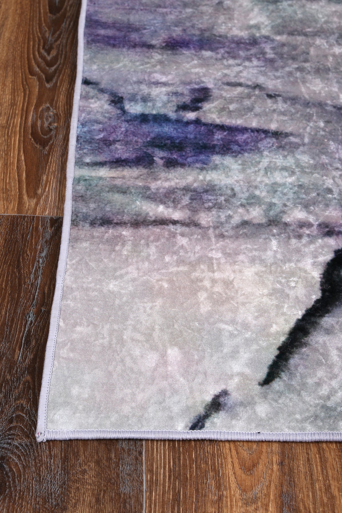 Kinetic Multi Watercolour Pastel Non-Slip Rug - ANGE03