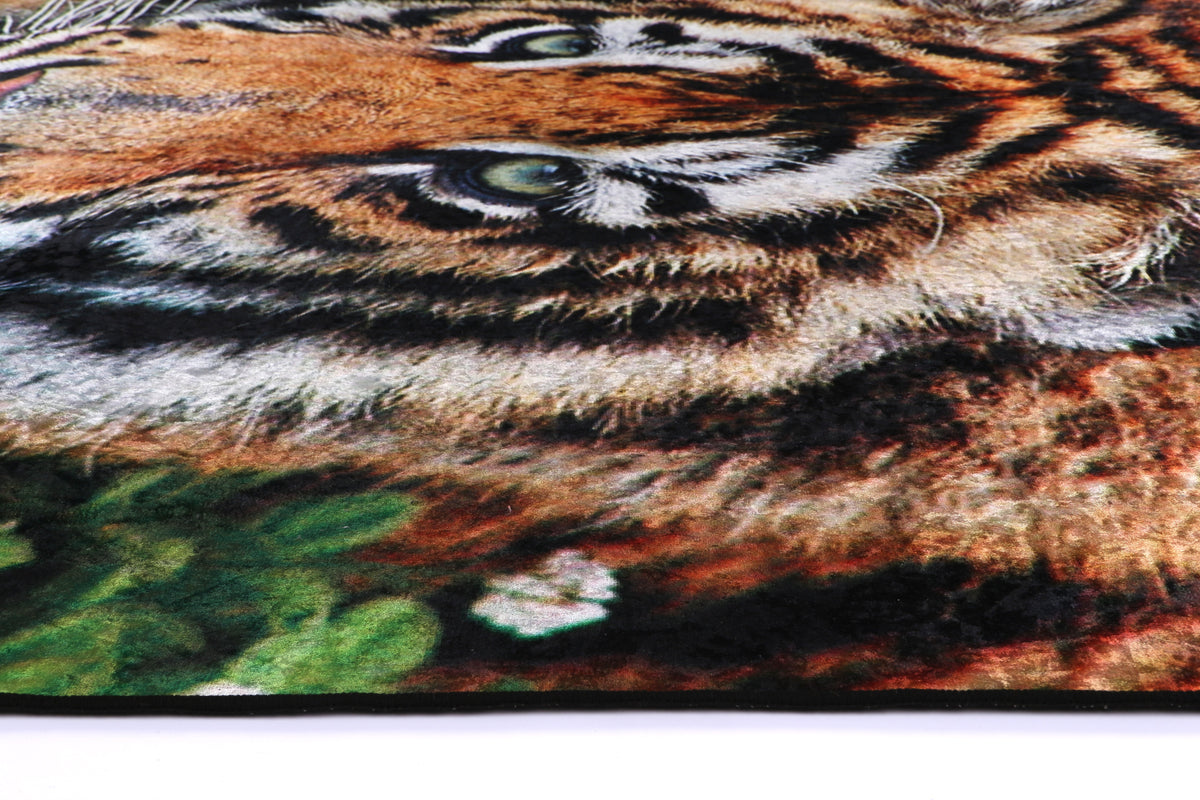 Kinetic Tiger Non-Slip Rug - ANGE06