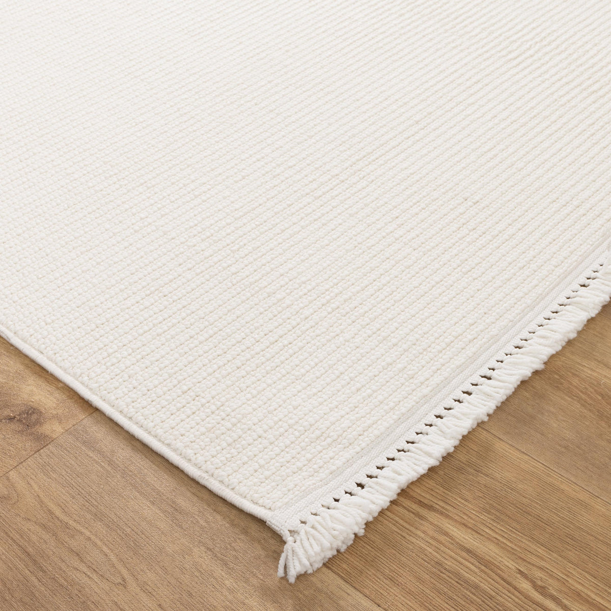 Verno Ivory Loop Rug - B001