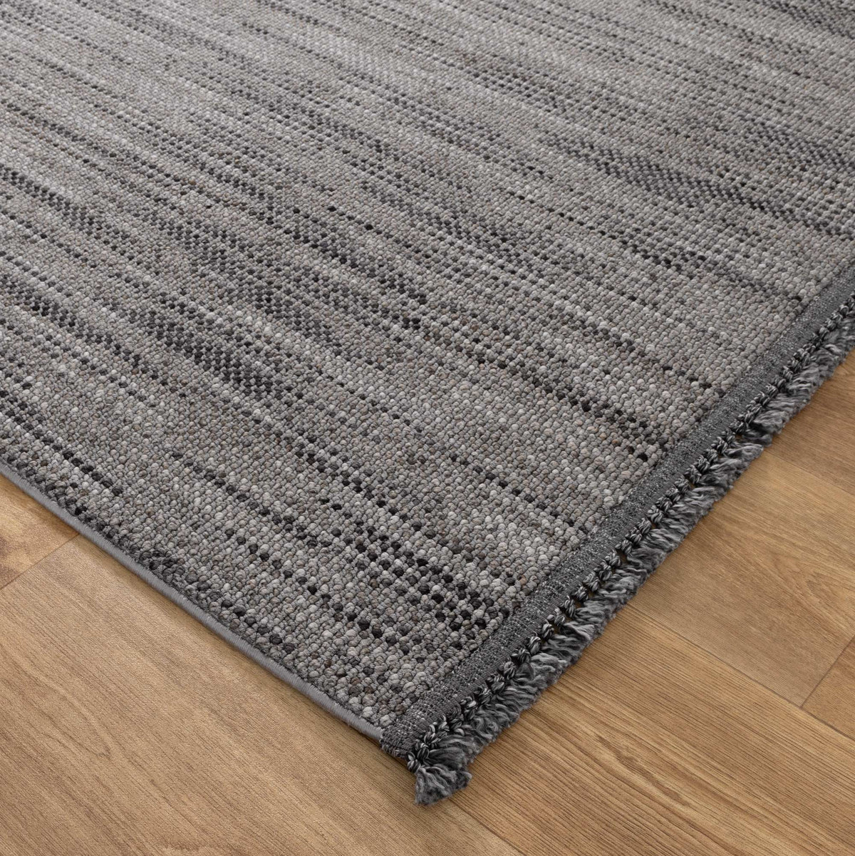 Verno Charcoal Loop Rug - B005