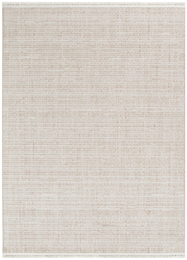 Verno Ivory Beige Loop Rug - B008