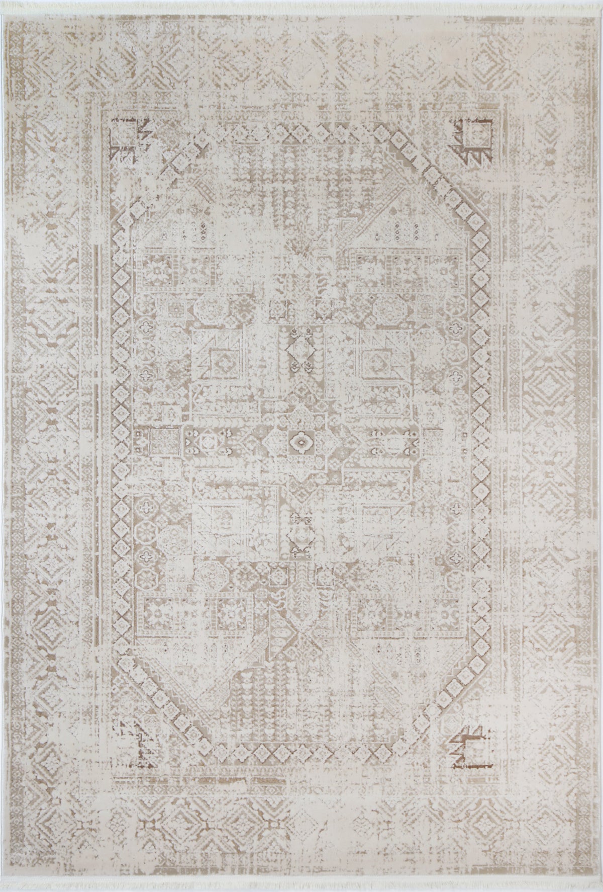 Boho Haven Panel Beige Rug - 03BEIG