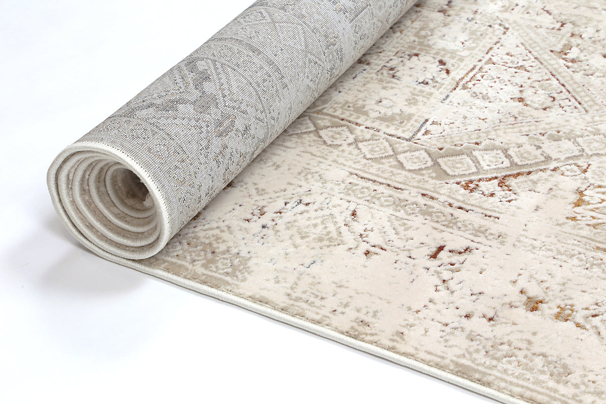 Boho Haven Panel Beige Multi Rug - 03BMUL