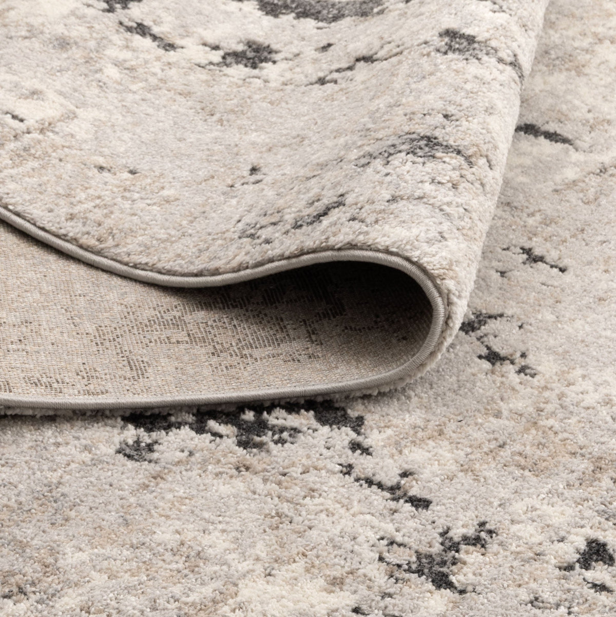 Eldorado Abstract Textured Grey Beige Rug