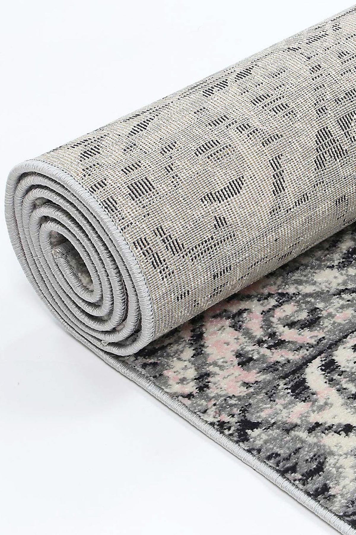 Dainty Katherine Pink & Ash Rug