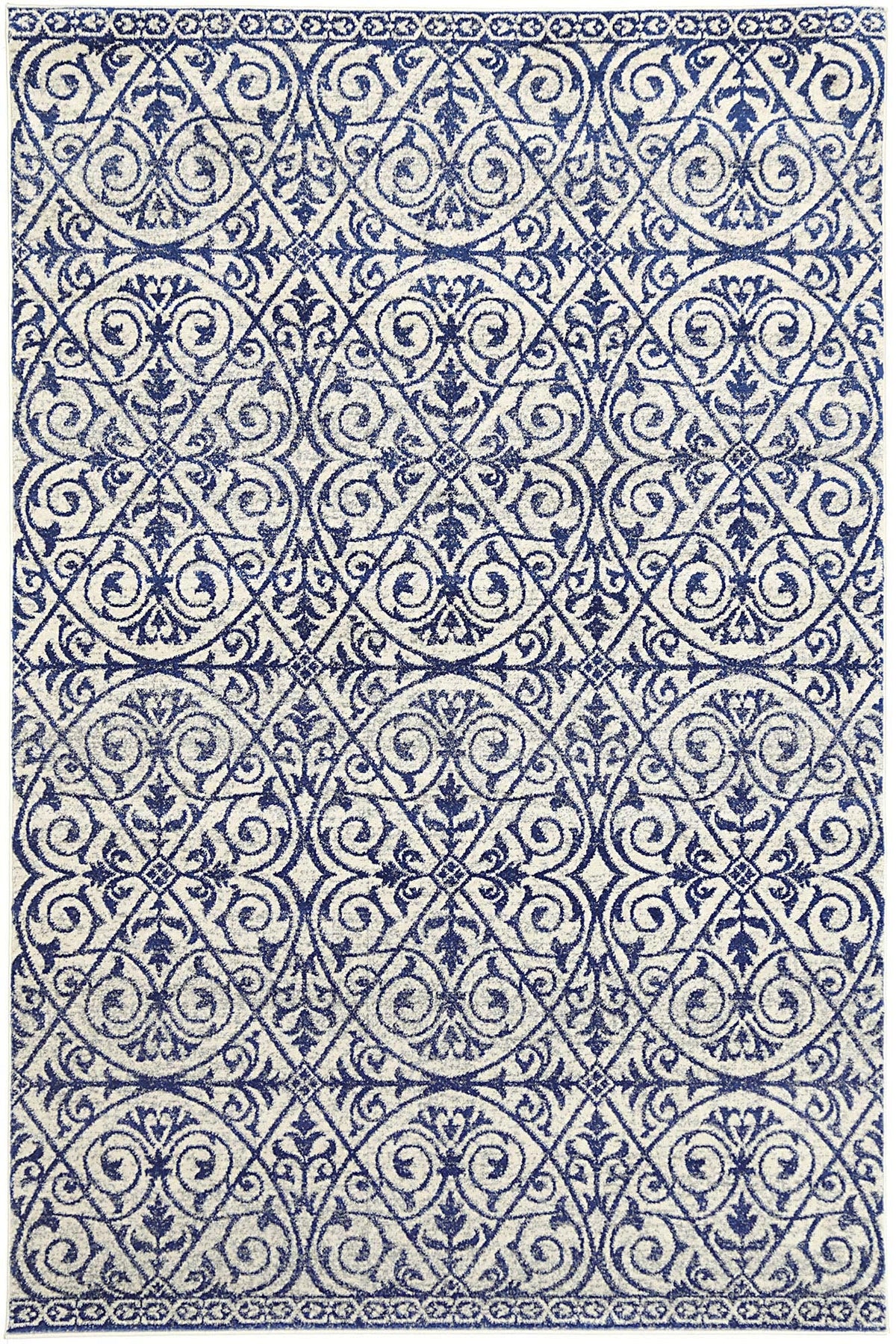 Dainty Katherine Blue & Ivory Rug
