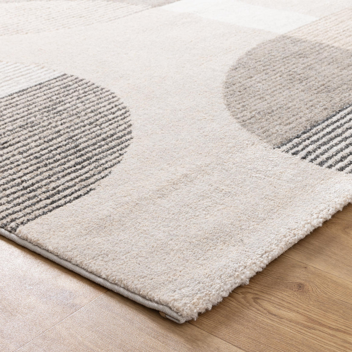 Eldorado Grey Beige Arches Rug - D001