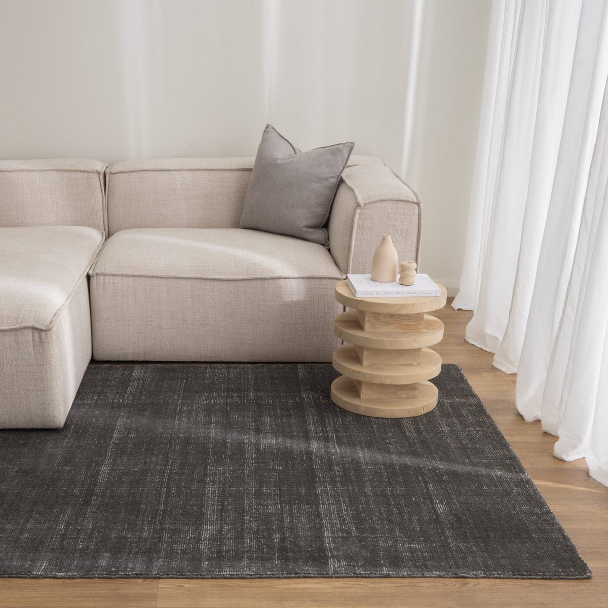 Quay Grey Indoor Outdoor Rug