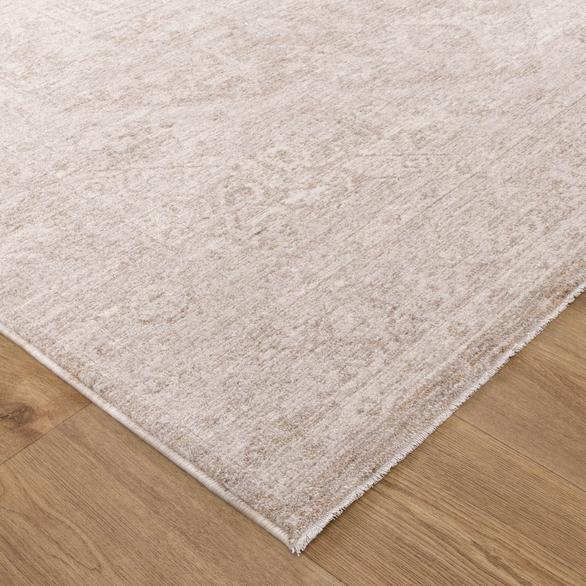 Ancestry Distressed Medallion Beige Rug - H102