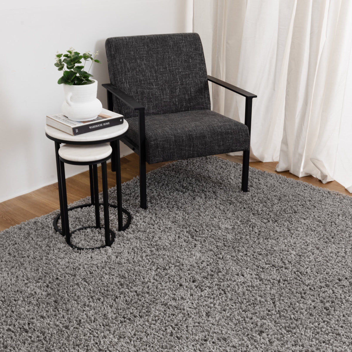 Tuscany Shag Light Grey