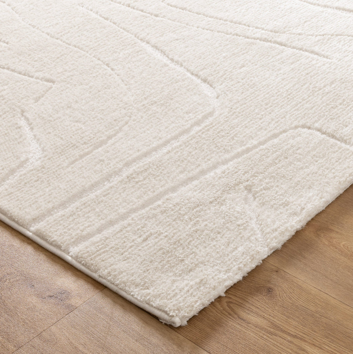 Nila Modern Lines Cream Rug - MIL4