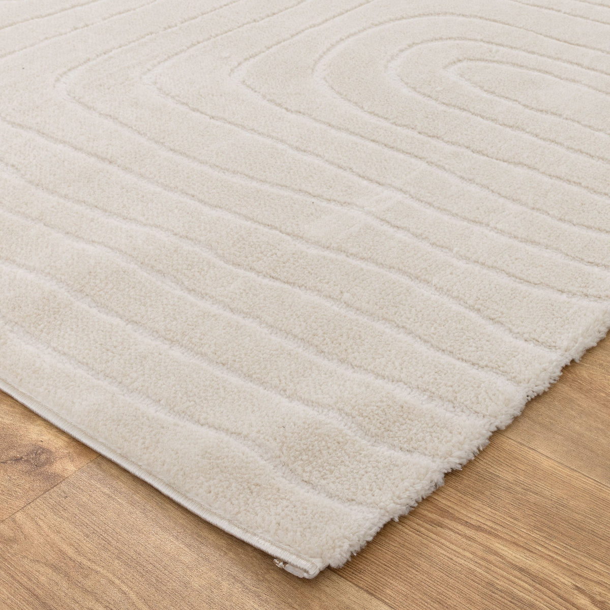 Nila Arch Lines Cream Rug - MIL7: New Arrival