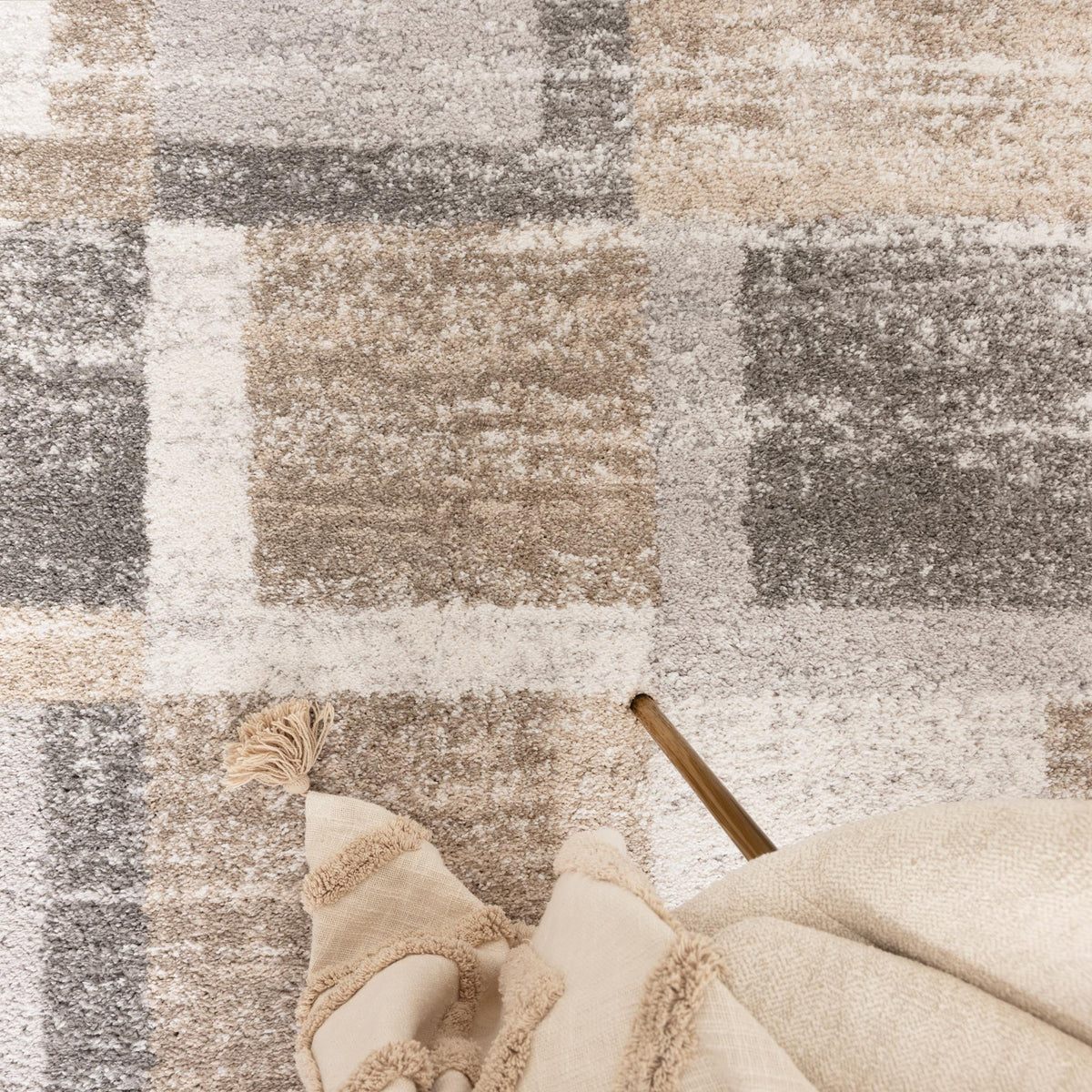Nolita Squares Neutral Rug - N001