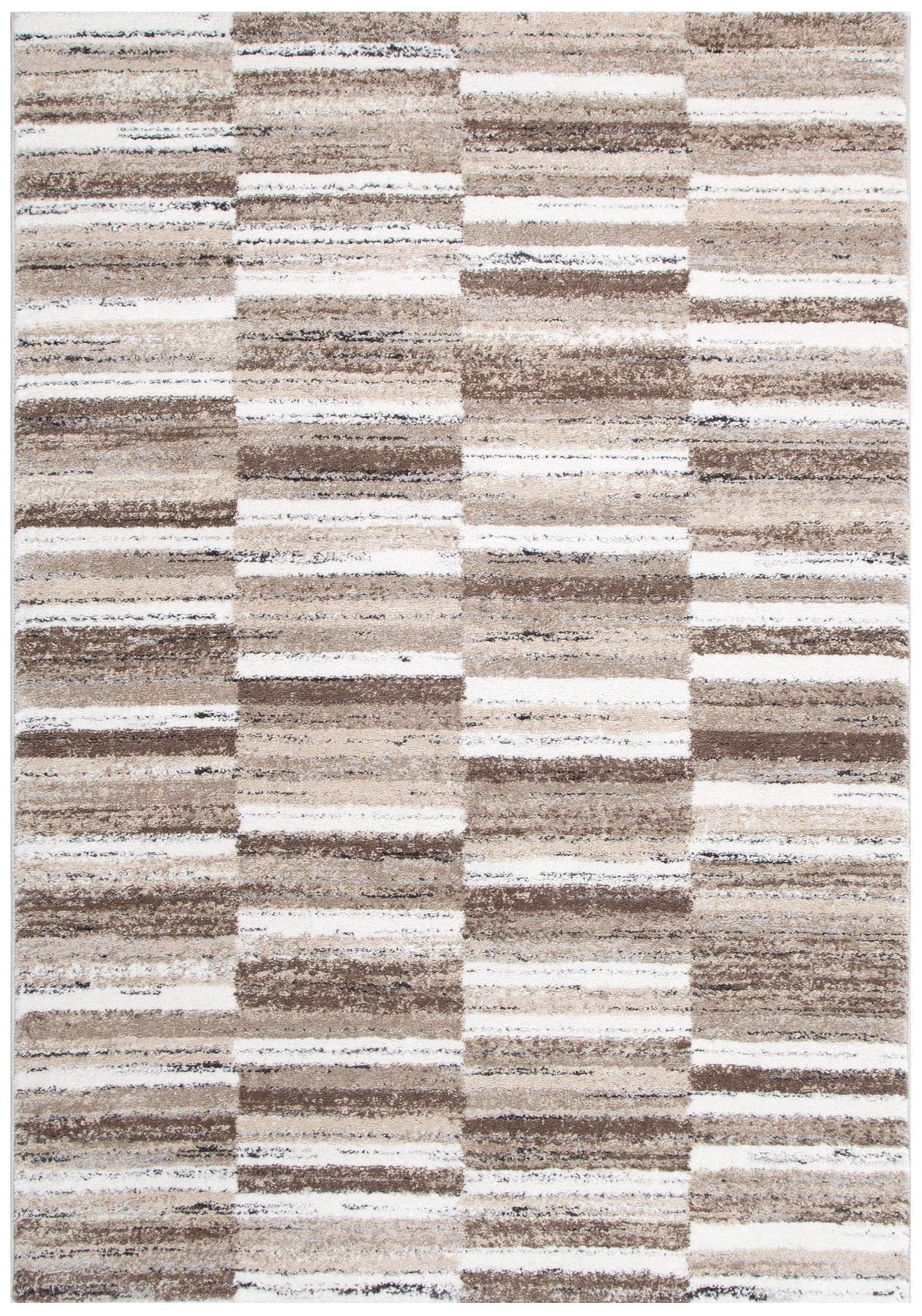 Nolita Shapes Beige Brown Rug - N002