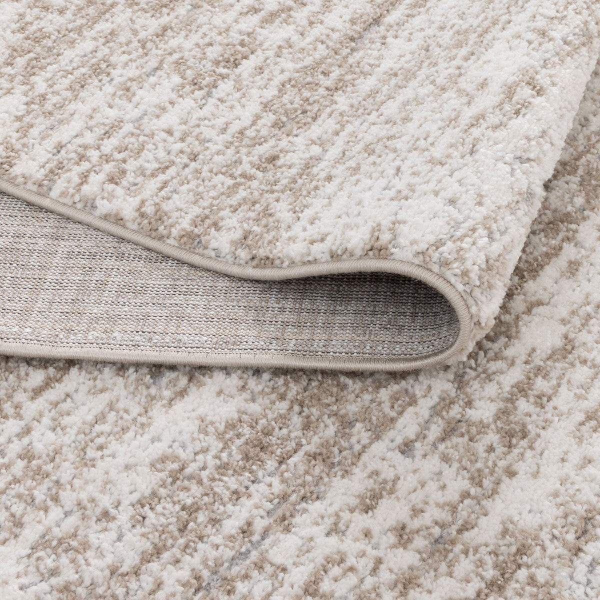 Nolita Canvas Abstract Beige Rug - N009