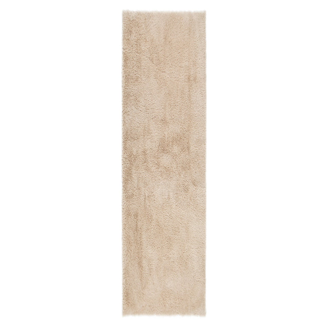 Lyric Machine Washable Shaggy Natural Runner