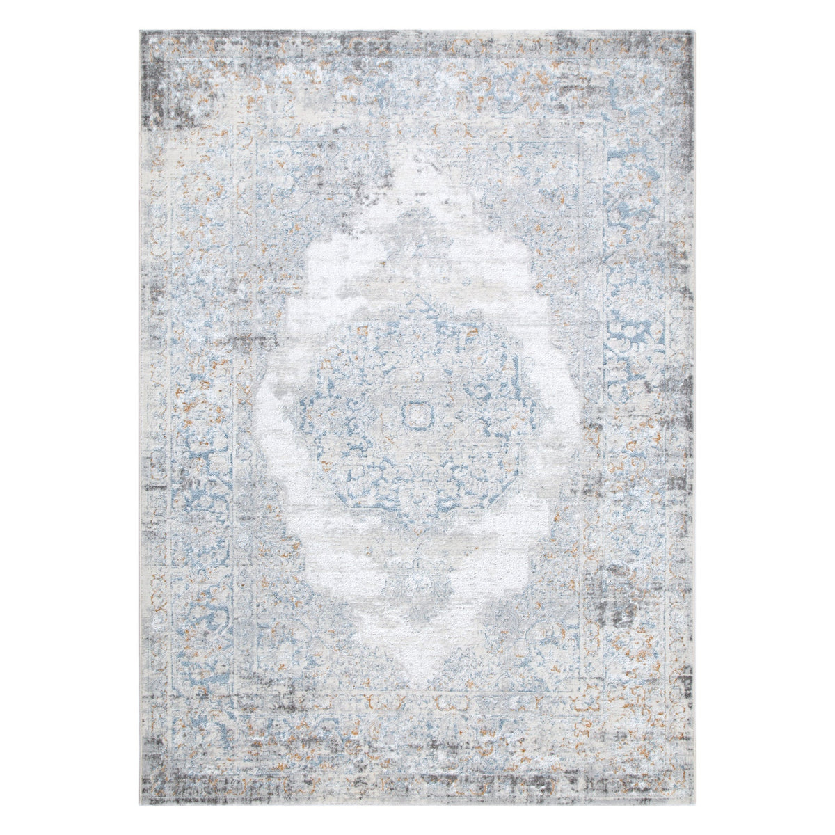 Pierre Cardin Marina Medallion Blue Rug