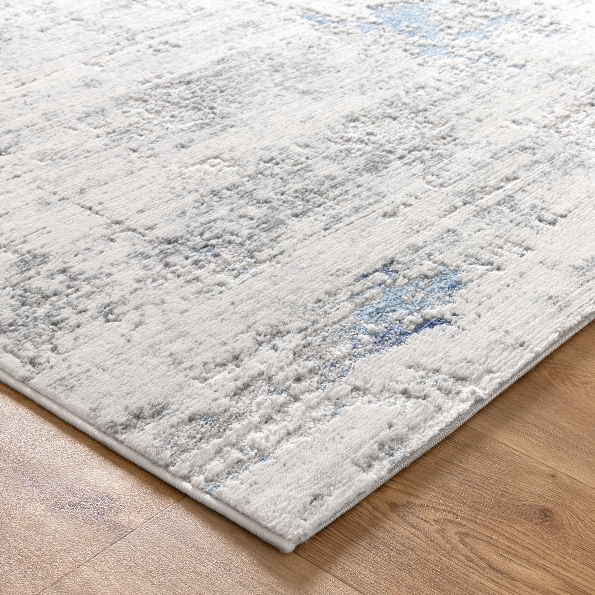 Pierre Cardin Marina Abstract Blue Rug
