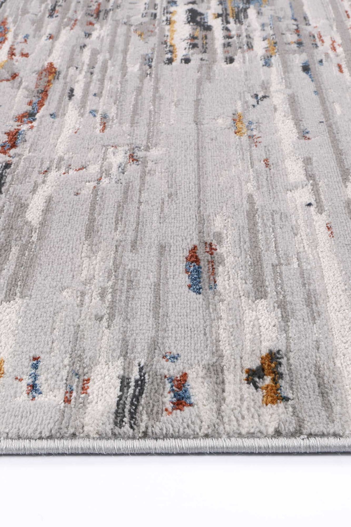 Lisbon Thomas Grey & Multi Abstract Rug
