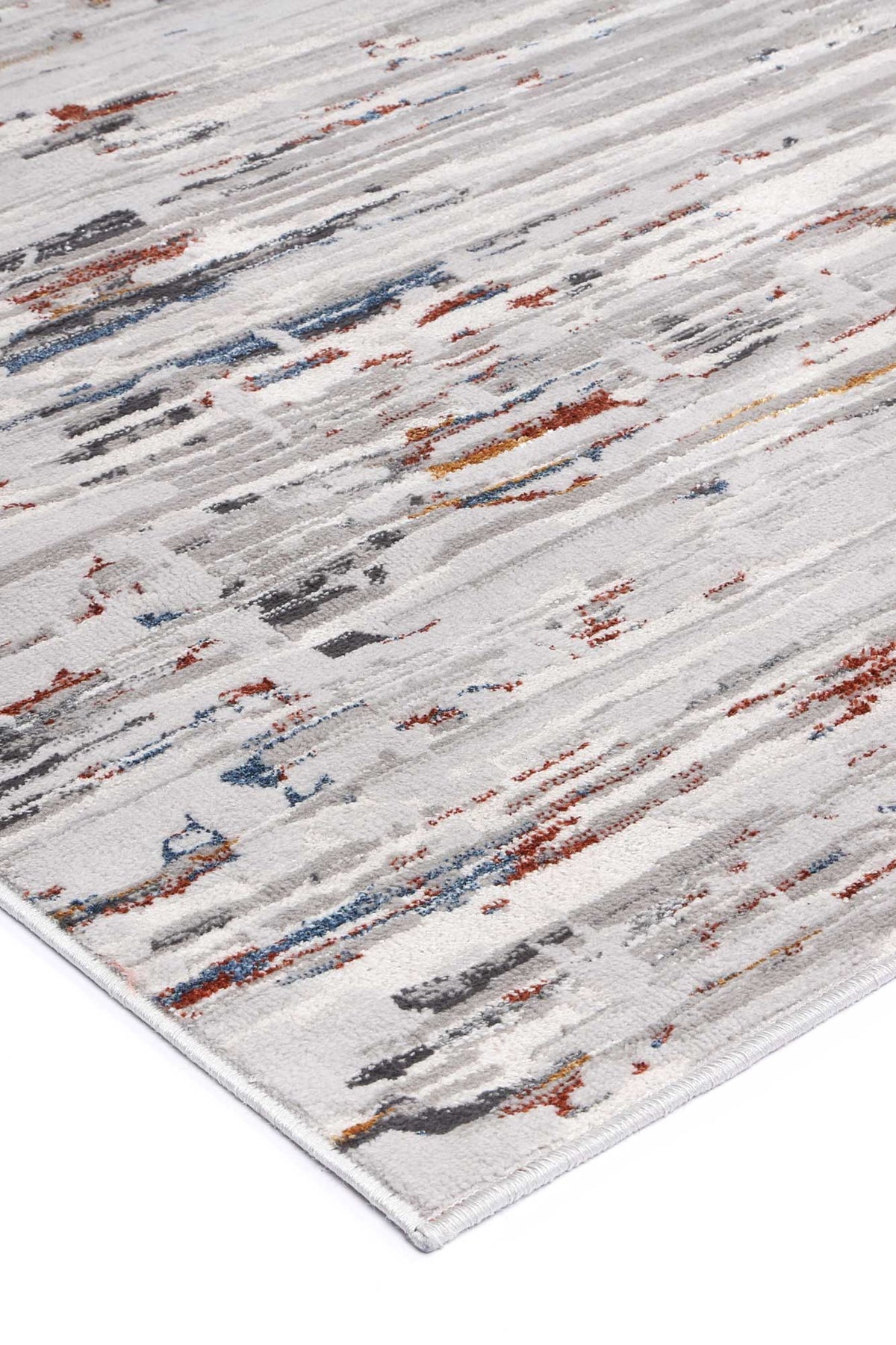 Lisbon Thomas Grey & Multi Abstract Rug