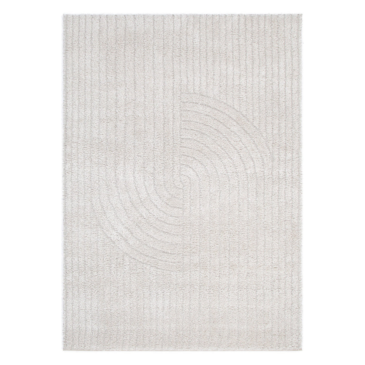 Gentle Dior Beige Shag Rug
