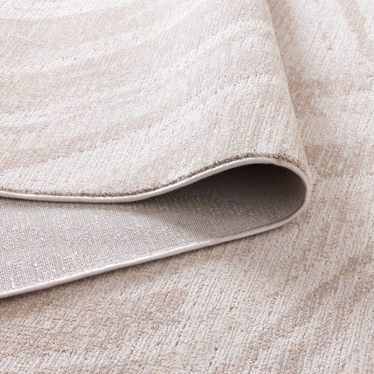 Umbria Geo Lines Beige Cream Rug - TOS1