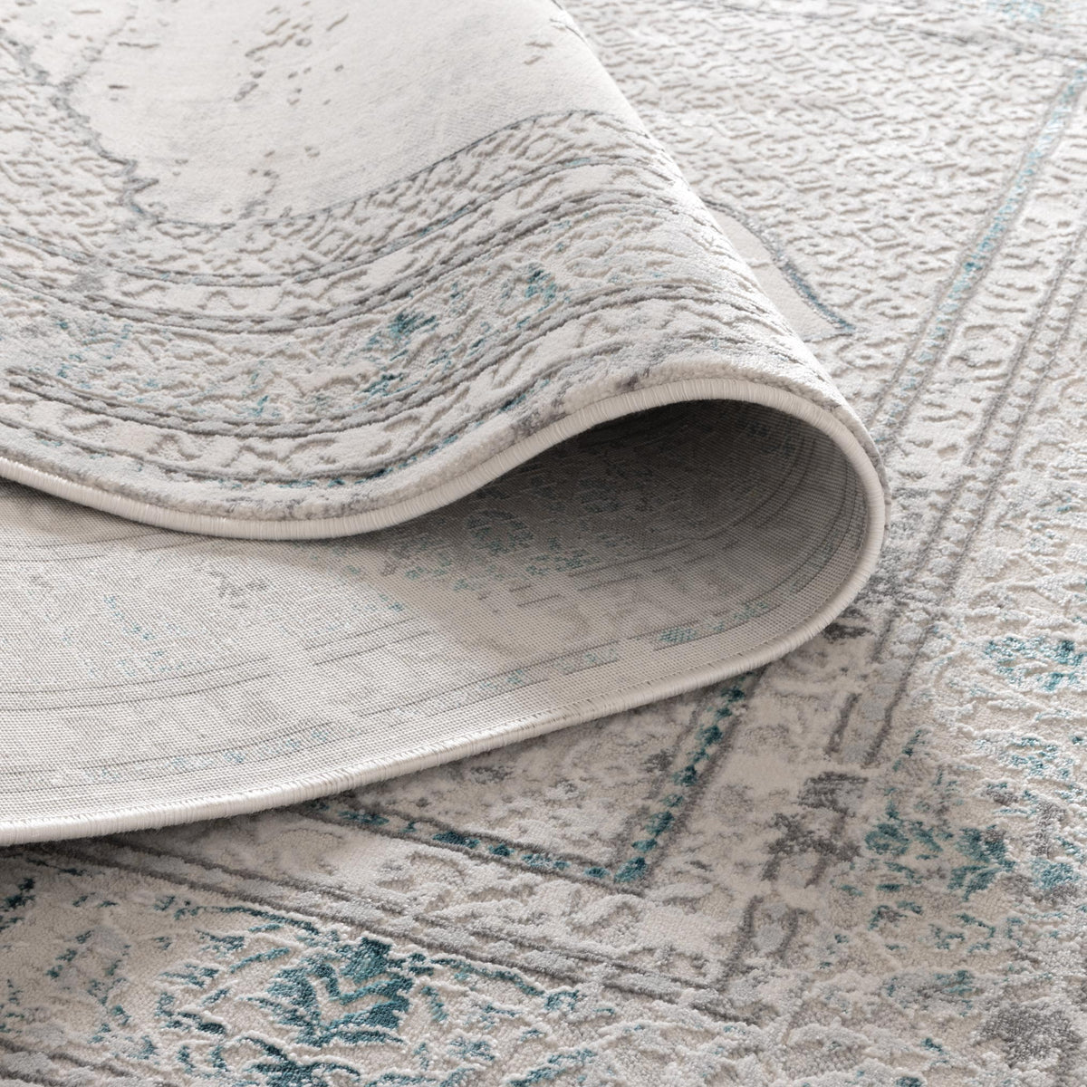 V001: Legacy Oriental Grey Blue Rug