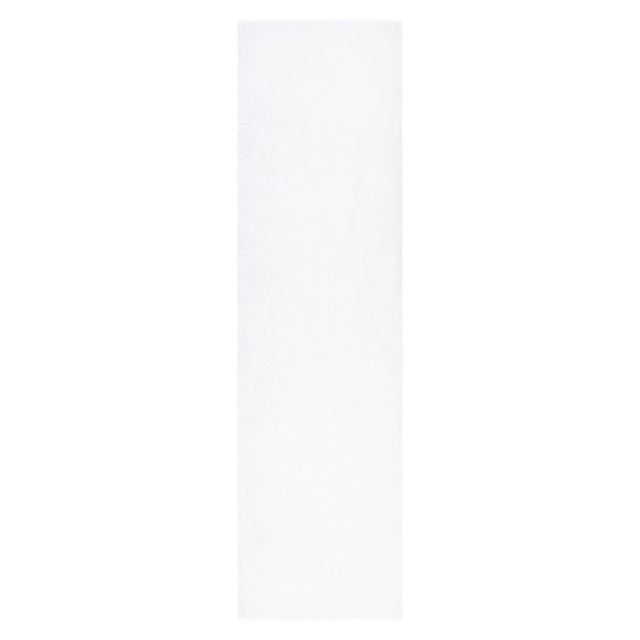 Lyric Machine Washable Shaggy White Runner