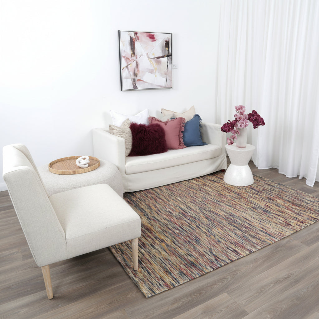 Copacabana Geometric Multi Wool Rug