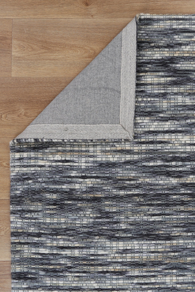 Ipanema Geometric Stone Wool Rug