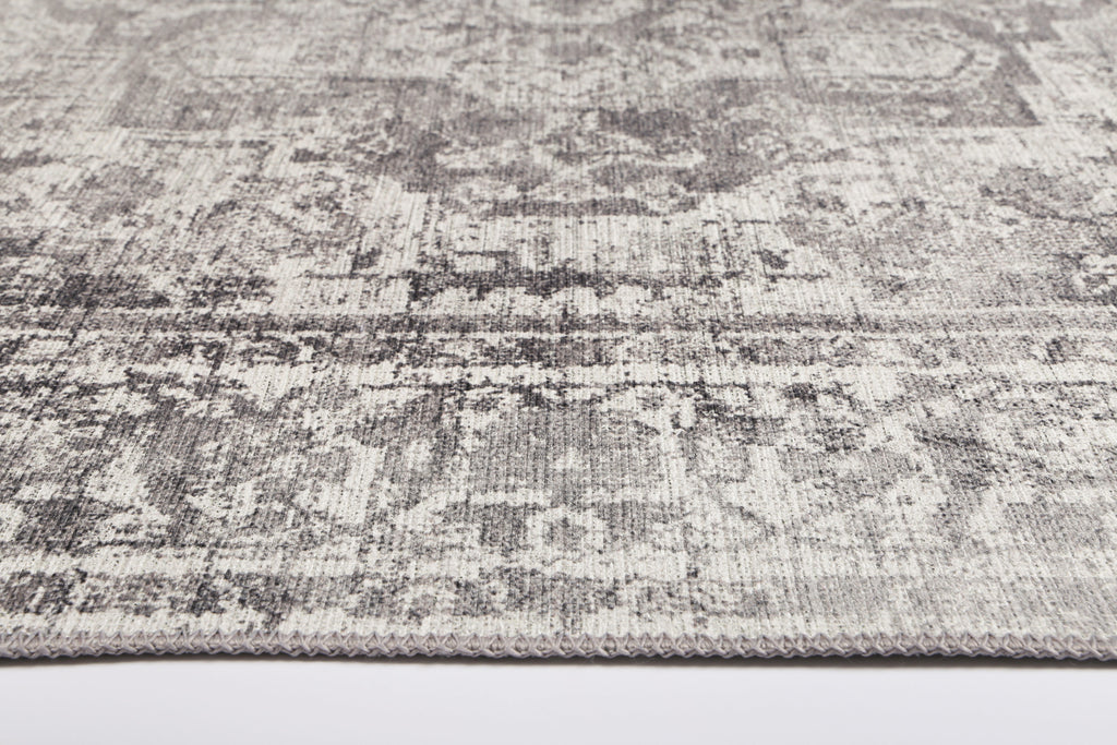 Distressed Vintage Chilaz Grey Rug - VITAL 2085-04