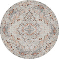 Sauville Multi Washablev Round Rug - VITAL 2463-00