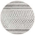 Alma Scandi Silver Round Rug - VITAL 2859-00