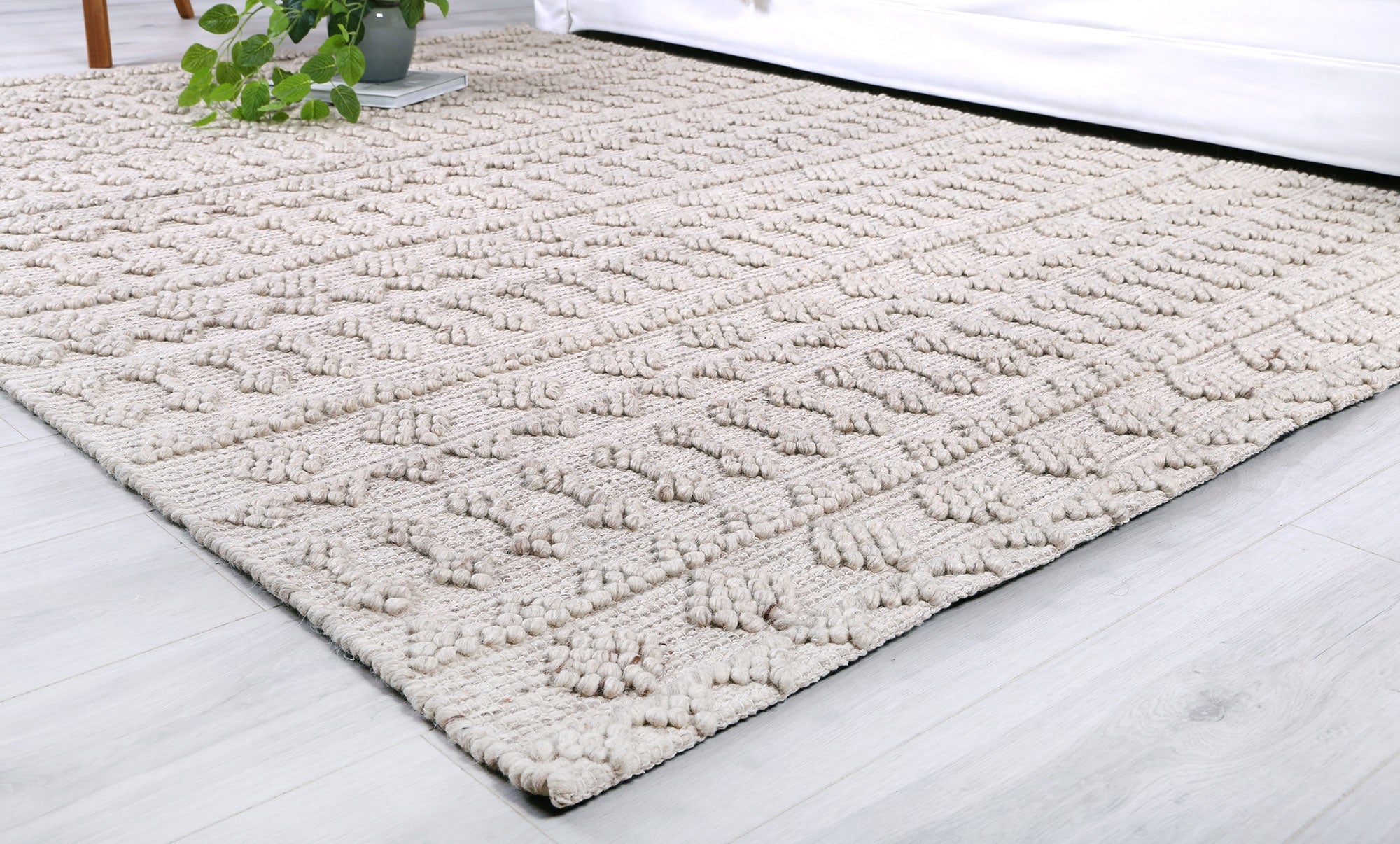 Himalaya Fine Tribal Natural Wool Rug