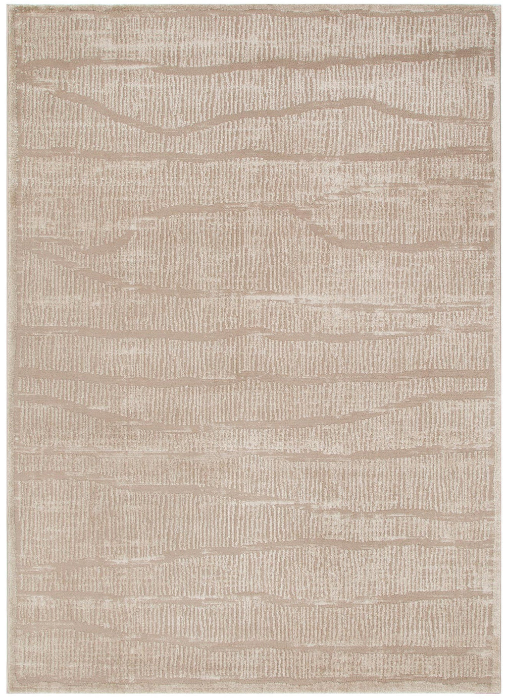 Sierra Abstract Beige Lines Rug