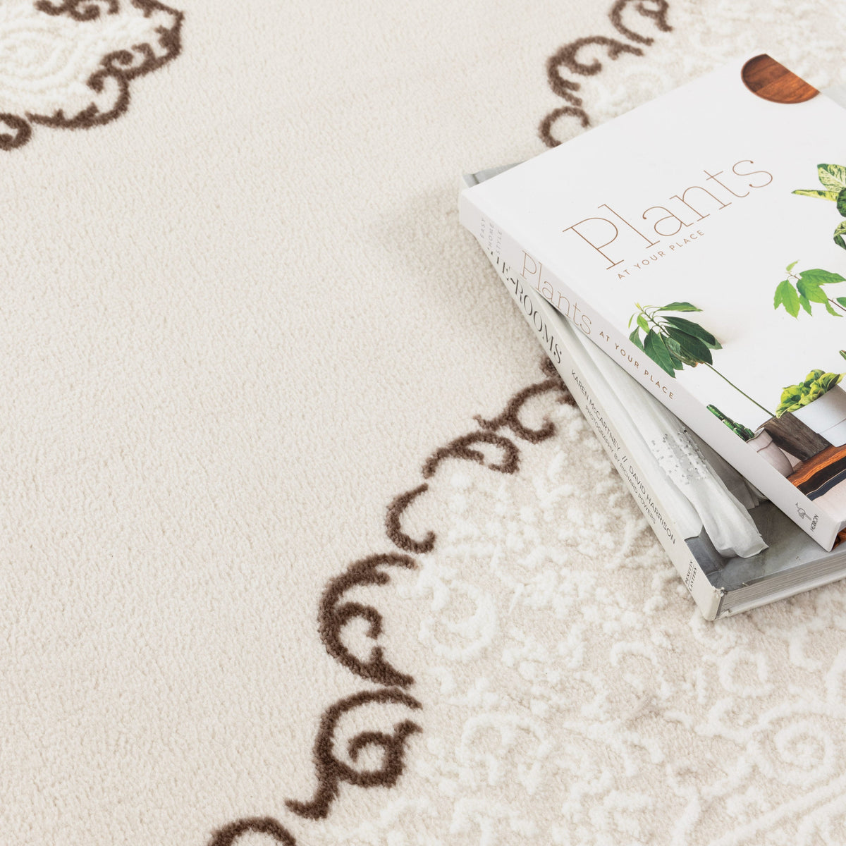 Positano Oriental Medallion Brown Rug - AMAL05