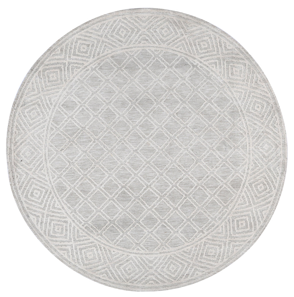 Amritsar Ajnala Cream Round Cotton Blend Rug