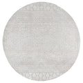 Amritsar Ramdass Cream Round Cotton Blend Rug
