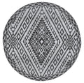 Amritsar Majitha Grey Round Cotton Blend Rug