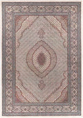 Angelic Medallion Red Non-Slip Rug - ANGE04