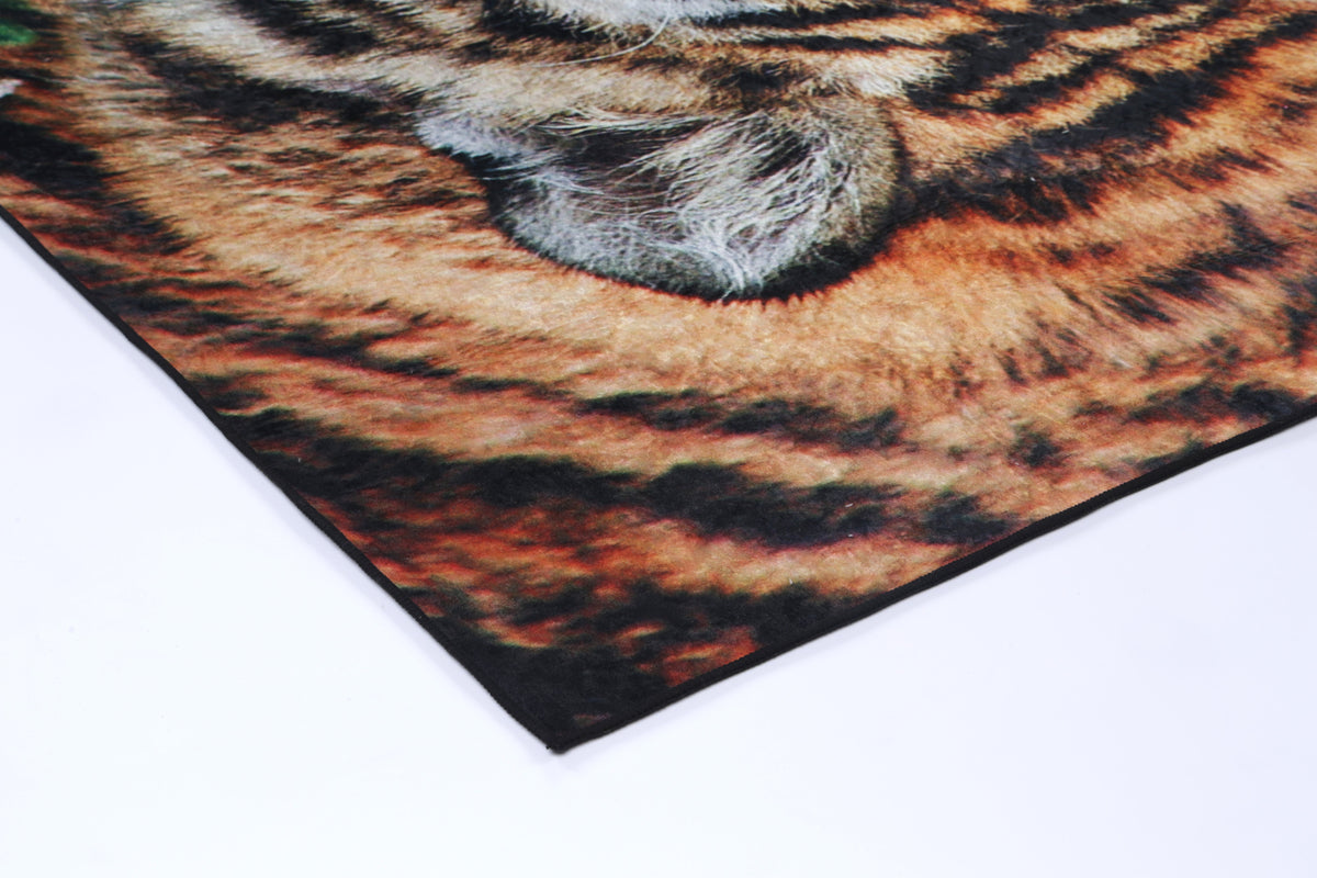 Kinetic Tiger Non-Slip Rug - ANGE06