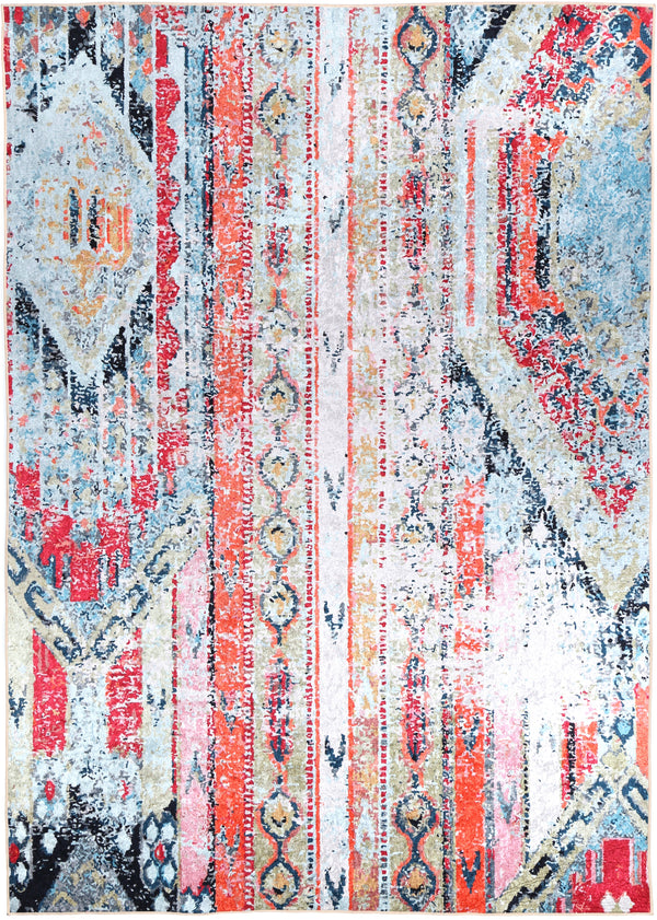 Kinetic Boho Multi Non-Slip Rug - ANGE10