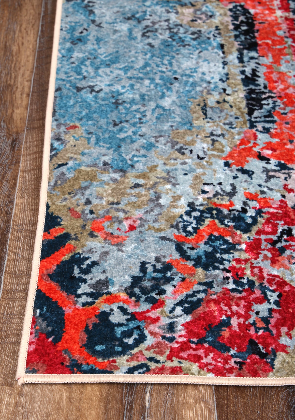 Kinetic Boho Multi Non-Slip Rug - ANGE10