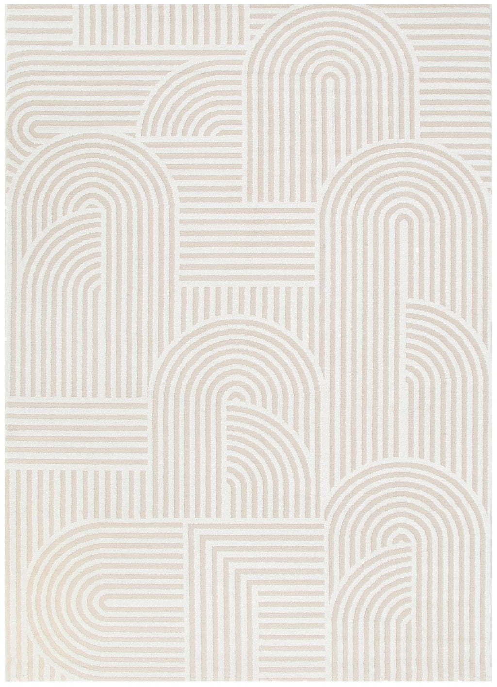 Sierra Arches Beige Ivory Rug
