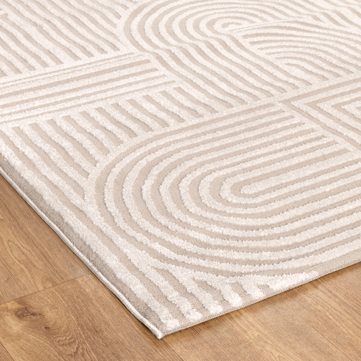 Cascadia Arches Beige Ivory Rug