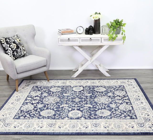 Ayla Ziegler Navy Rug