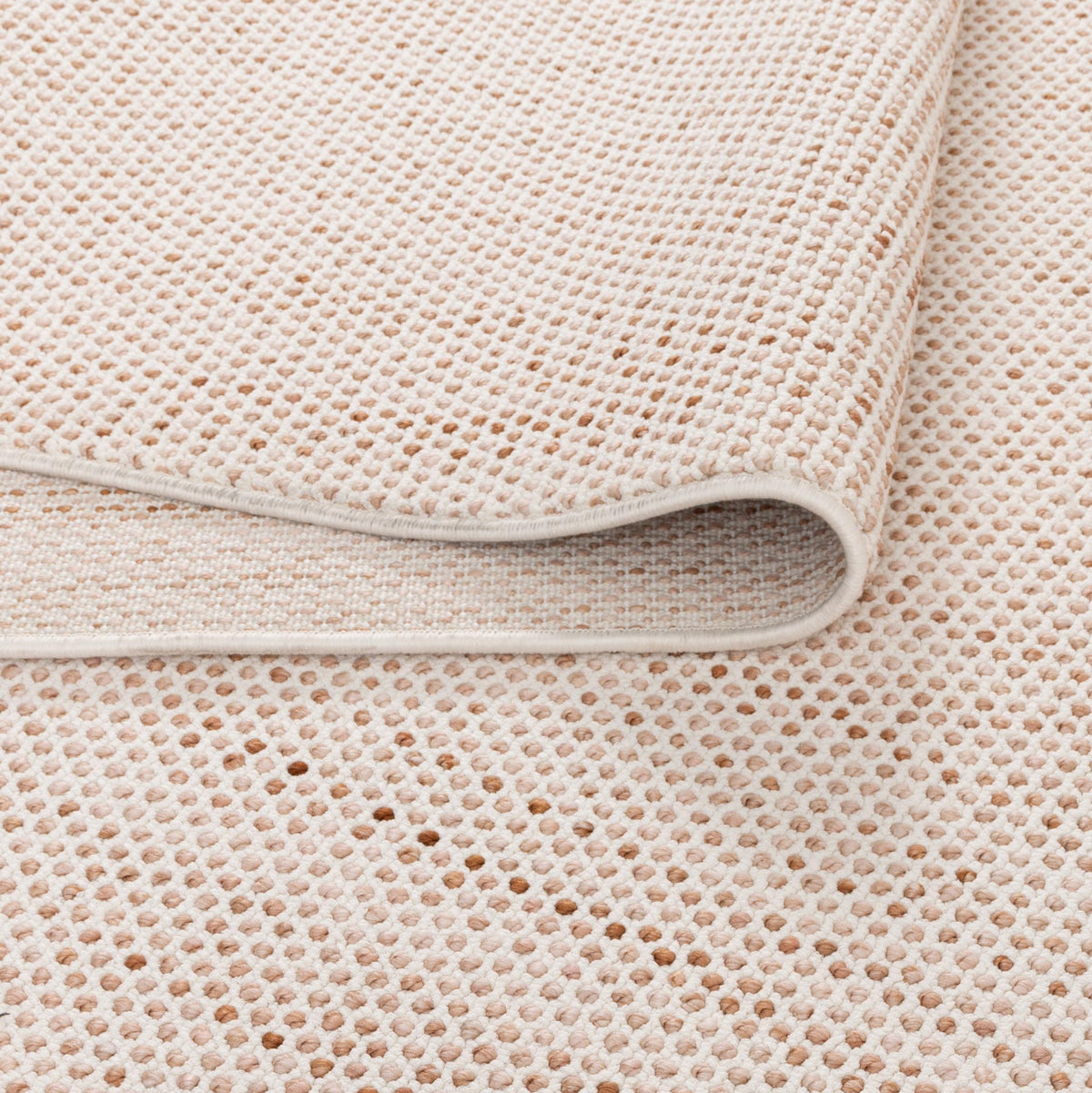 Verno Ivory Pink Loop Rug - B003