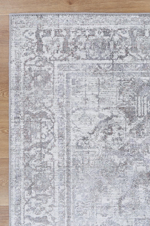 Babylon Arbela Grey Washable Rug - VTL1011-02